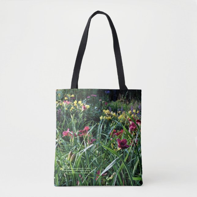 Rainy Day Reblooming Daylily Gardens Tote Bag (Front)