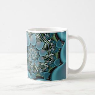 Rainy Day Spiral Fractal Coffee Mug