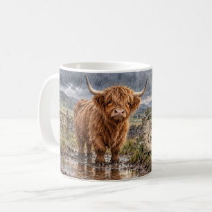 Rainy Days Country Cow Coffee Mug