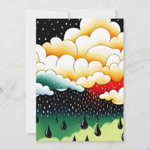 Rainy Days Holiday Card