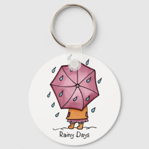 Rainy Days Key Ring