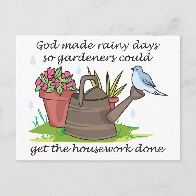 Rainy Days Postcard (Front)