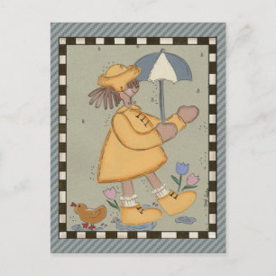 Rainy Days Postcard