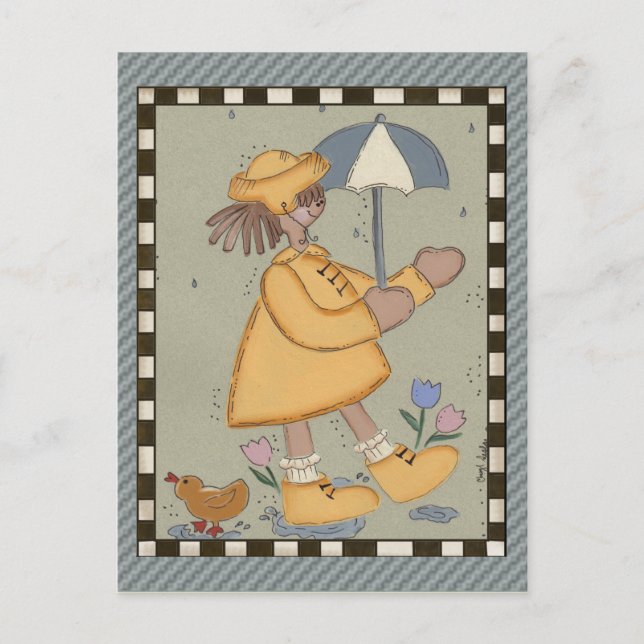 Rainy Days Postcard (Front)