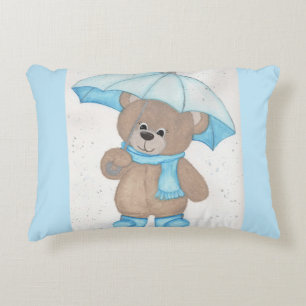 Rainy Daze Teddy Bear Decorative Cushion