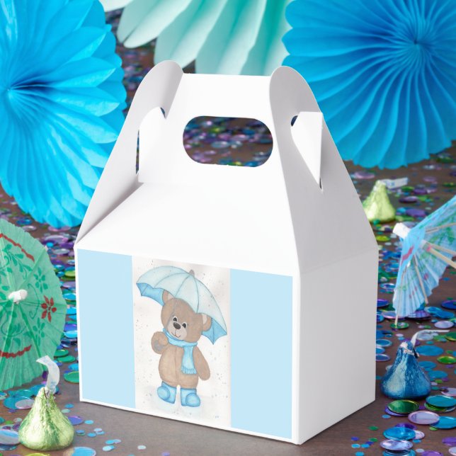 Rainy Daze Teddy Bear Favour Box (Party)
