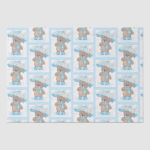 Rainy Daze Teddy Bear Tissue Paper