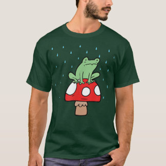 Rainy FrogToadstoolCottagecoreGoblincoreFairy T-Shirt