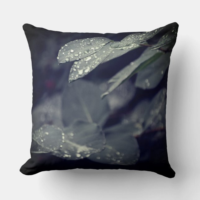 Rainy Leaves Cushion (Front)