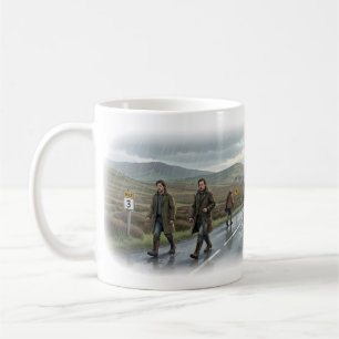 Rainy Miles Toward Homecoming Journey Mug