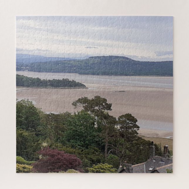 Rainy Morecambe Bay Jigsaw Puzzle (Vertical)