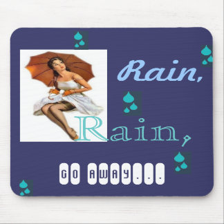 Rainy Pinup mousepad