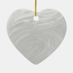 Rainy Sky Grey Swirl Ceramic Tree Decoration