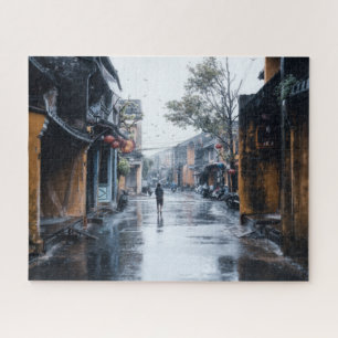 Rainy Streets of Vietnam Jigsaw Puzzle