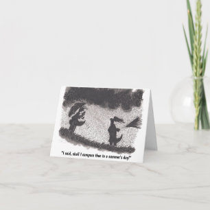 Rainy Summer's Day Birthday Card