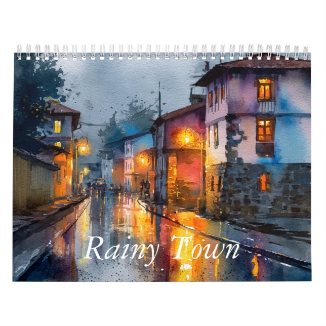 Rainy Town Calendar (Cover)