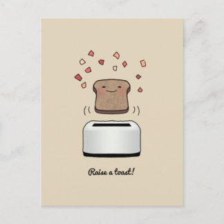 "Raise a Toast!" Postcard