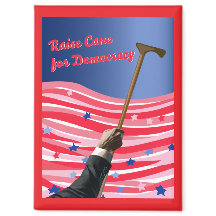 Raise Cane Democracy Magnet