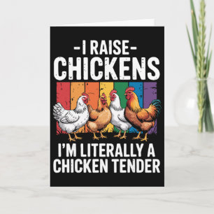 Raise Chicken Keeper Farm Poultry _3 Card
