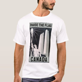 Raise The Flag Canada Memorial T-Shirt