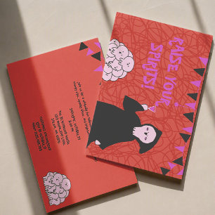 Raise Your Spirits Cute Grim Reaper Halloween  Invitation