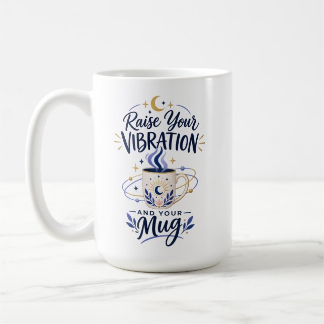 Raise Your Vibration—and Your Mug Celestial Mug (Left)