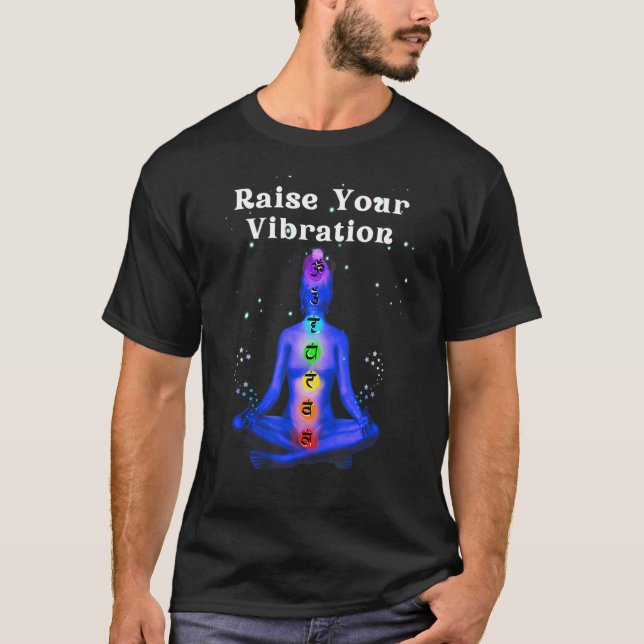 Raise Your Vibration Chakra T-Shirt (Front)