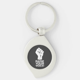 Raise Your Voice 1 W Key Ring