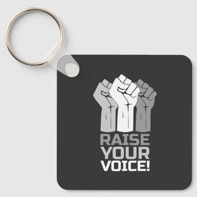 Raise Your Voice 3 Key Ring (Front)