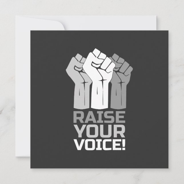 Raise Your Voice 3 W (Front)