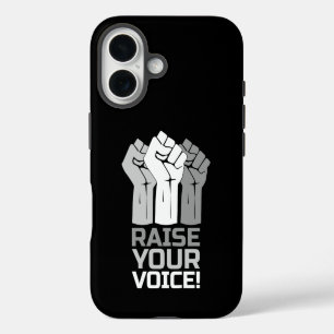 Raise Your Voice 3 W iPhone 16 Case