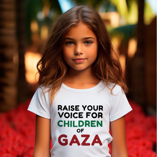 Raise your voice for the Children of Gaza T-Shirt (Creator Uploaded)
