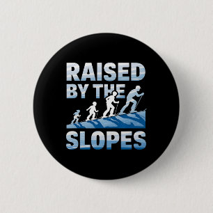 Raised 6 cm round badge