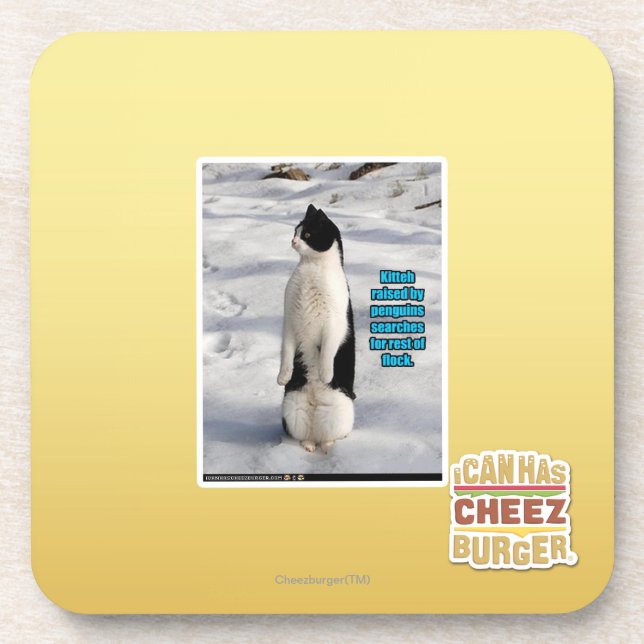 Raised by Penguins Coaster (Front)