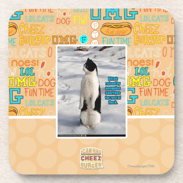 Raised by Penguins Coaster (Front)