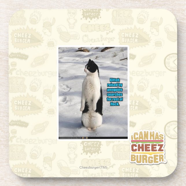 Raised by Penguins Coaster (Front)