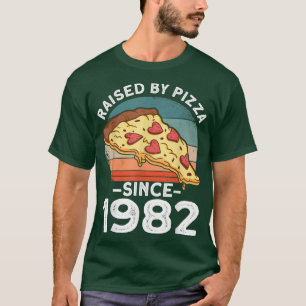 Raised By Pizza Birthday Decorations Party Ideas S T-Shirt