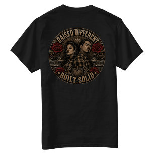 Raised different built Solid Back Hit T-Shirt