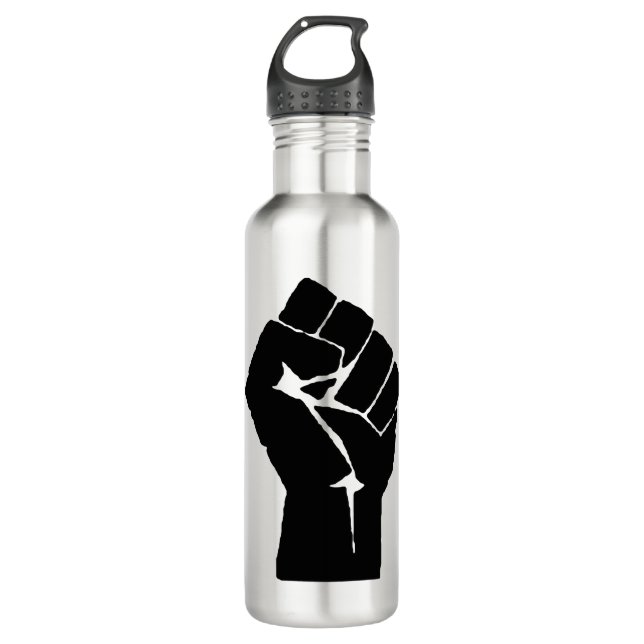 Raised Fist 710 Ml Water Bottle (Front)