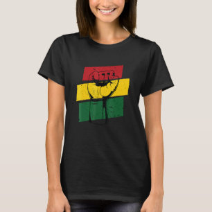 Raised Fist Black Power Africa Blm 1 T-Shirt