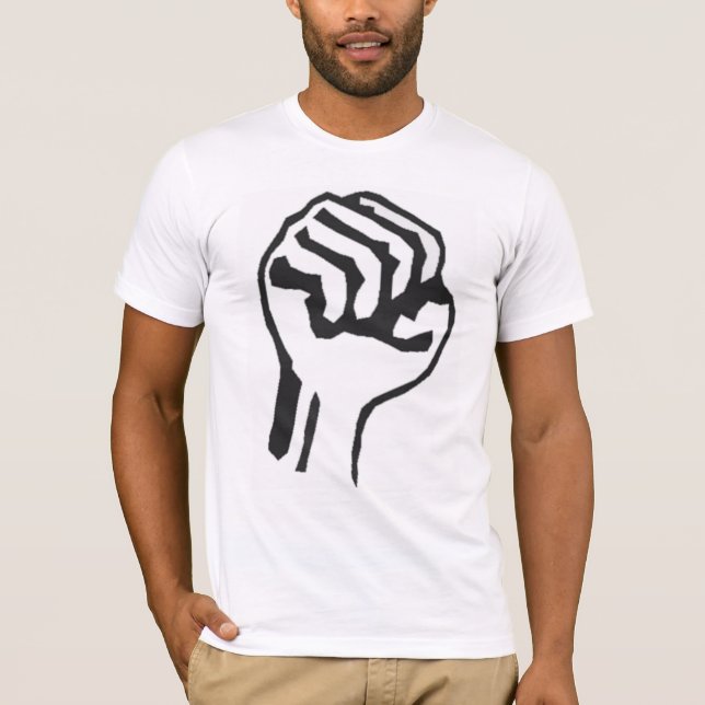 Raised Fist of Protest T-Shirt (Front)