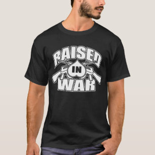 RAISED IN WAR LOGO - Men's T-shirt