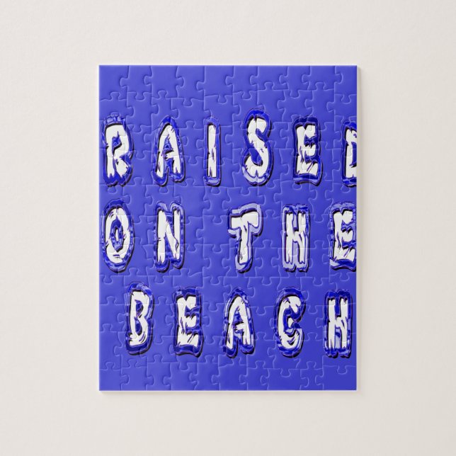 Raised On The Beach Jigsaw Puzzle (Vertical)