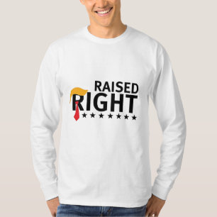 Raised Right Proud Maga Trump inauguration Day T-Shirt