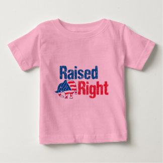Raised Right - Republican Baby T-Shirt