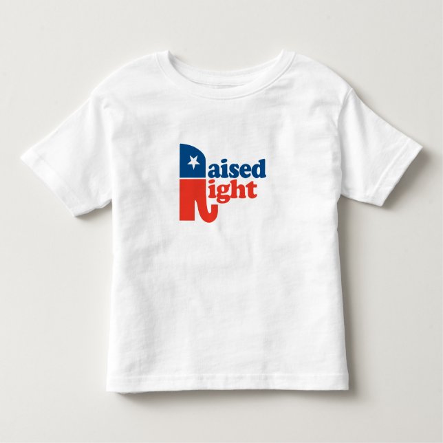 Raised Right Toddler T-Shirt (Front)