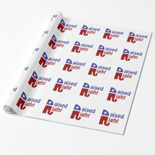 Raised Right Wrapping Paper