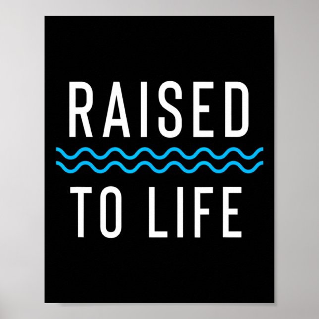 Raised To Life New Christian Baptism 1  Poster (Front)