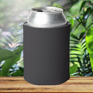 Raisin Black Solid Colour Can Cooler