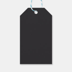 Raisin Black Solid Colour Gift Tags